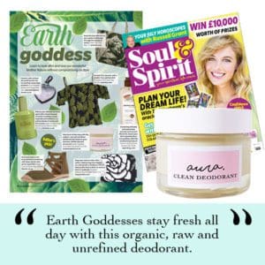 As Seen in Soul & Spirit, Psychologies Magazine, You Magazine. Vegetarian Living, Daily Mail, Pebble Magazine, You Beauty Box. Best of British. Aura Clean Deodorant. Natural Deodorant That Works. Organic. By Awake Organics. Press. New. YouMagSocial. Daily Mail Online. Sunday Mail, Red Online, The Green Parent. Winner 2017 Natural Beauty Awards.
